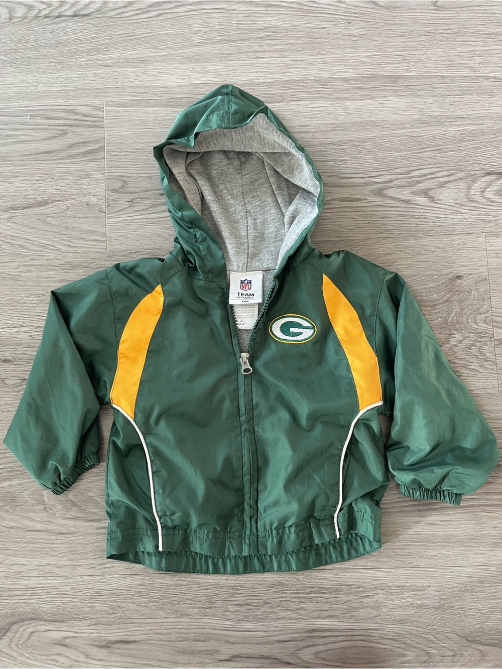 VTG Kids sports Green Bay packer windbreaker